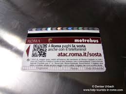 rome metro tickets s for the