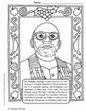 See more ideas about kwanzaa, coloring pages for kids, coloring pages. Dr Maulana Karenga Kwanzaa Creator Coloring Page Teachervision