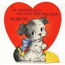 And if you've shelled out for a great gift (not a tie!), our free father's day cards leave you plenty of room in the budget. Vintage Valentine S Day Card Valentine Dog Waiting A Meri Card 1950s No 161 Ebay