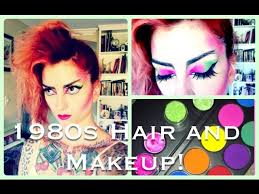1980s punk hair makeup halloween