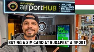 ing a sim card at budapest airport