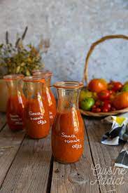 bocaux de sauce tomate maison