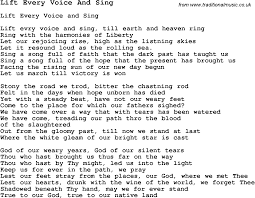 The black national anthem lyrics. Pin On Loc Spiration