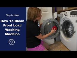 how to clean front load washer you