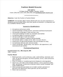 Model Resume Template 4 Free Word Document Download