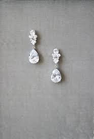 Bridal Jewelry Set Bridal Drop Earrings CHERIE | EDEN LUXE Bridal