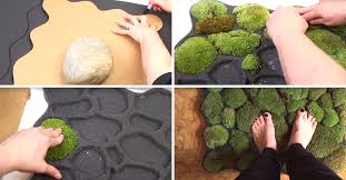 this diy moss bath mat brings self