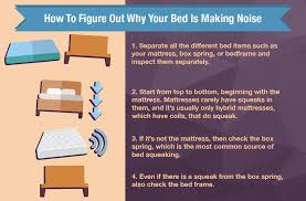 how to stop a bed from squeaking tips