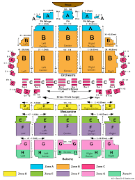 Citi Performing Arts Center Wang Theater Seating Chart