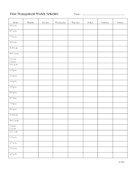 Daily Schedule Template Free Word Excel Documents Timetable