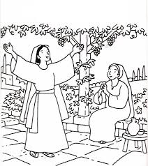 Free printable coloring pages of cartoons, nature, animals, bible and many more. Children S Ministry John The Baptist Visitation Coloring Home