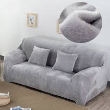 Find a cover that fits your furniture, choose the design you love and tuck in the cover for a simple change of pace. Plush Fabric Sofa Cover Velvet Cloth Thick Slipcovers Keep Warm Sofa Covers Funiture Protector Polyester Dust Proof Solid Gray Sofa Cover Aliexpress