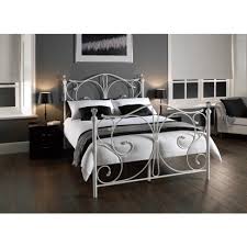 Firenze Metal Bed Frame With Crystal