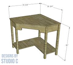 Build A Plain Corner Desk Designs By