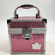 caboodles mini pink sequin makeup case
