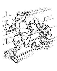 ninja turtles kids coloring pages