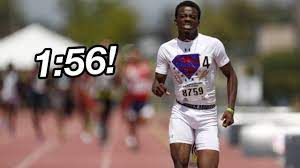 13 year old drops national 800m record