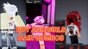 roblox hair combos boys and s