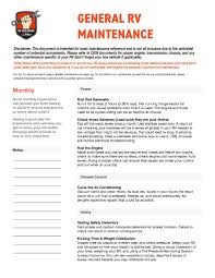 the ultimate rv maintenance checklist