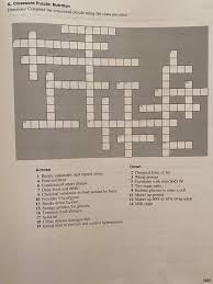 solved g crossword puzzle nutrition