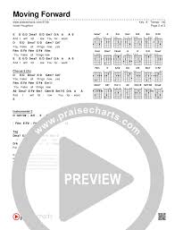 Moving Forward Chord Chart Editable Israel Houghton