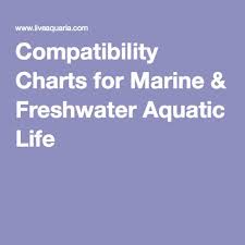 Compatibility Charts For Marine Freshwater Aquatic Life