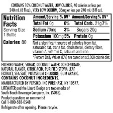 sobe lifewater pacific coconut water 20