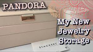 unboxing new pandora jewelry storage