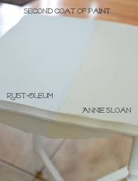 Annie Sloan Chalk Paint Vs Rust Oleum Chalked Paint