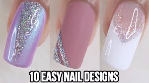 10 easy glitter nail ideas nail art