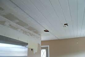 tongue and groove ceiling in a kitchen