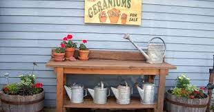 A New Potting Bench Organized Clutter