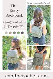 the betty backpack crochet pattern