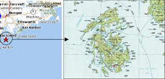Map Of Fox Islands In Penobscot Bay Maine Download