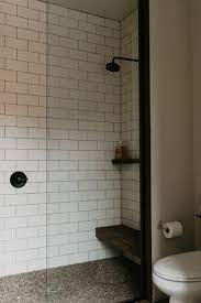 Bathroom Subway Tile Walls Concrete