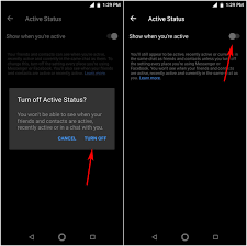 how to hide active status on facebook