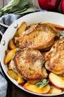 baked pork chops and apples