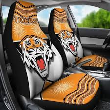 Nrl Wests Tigers Indigenous Car Seat Covers