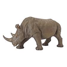 South African Rhino Garden Sculpture