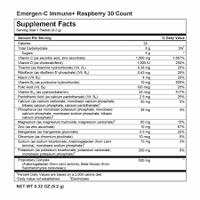 emergen c immune raspberry packets