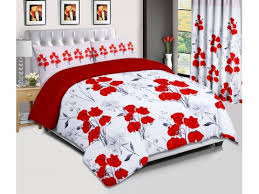 touch of class red poppy duvet cover