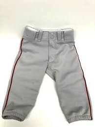 Details About Mizuno Youth Premier Piped Short Baseball Pant Grey Red Youth Small B3