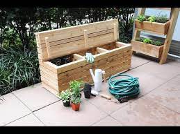 Build A Modern Outdoor Storage Bench