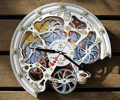 Moving Gears Wall Clock