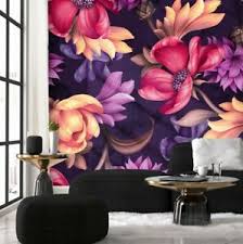 You can also upload and share your favorite floral desktop backgrounds. Bold Floral Print Mural Wallpaper Extra Large Flowers Plants 2 4m X2 3m Feature Ebay