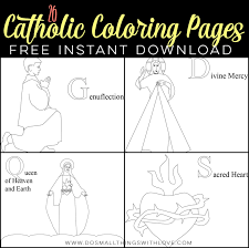 This pack will definitely keep kids busy! 26 Free Catholic Coloring Pages Catholic Sprouts