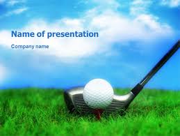 Golf Powerpoint Template Backgrounds 01768