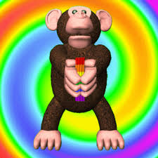 rainbow monkey gifs get the best gif