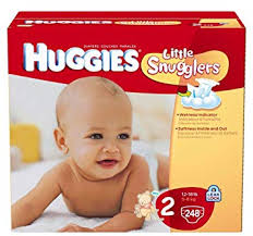 Huggies Little Snugglers Diapers Ebulk Size 2 248 Count