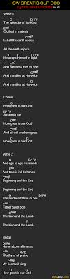 How Great Is Our God Chris Tomlin Song Lyrics And Chords